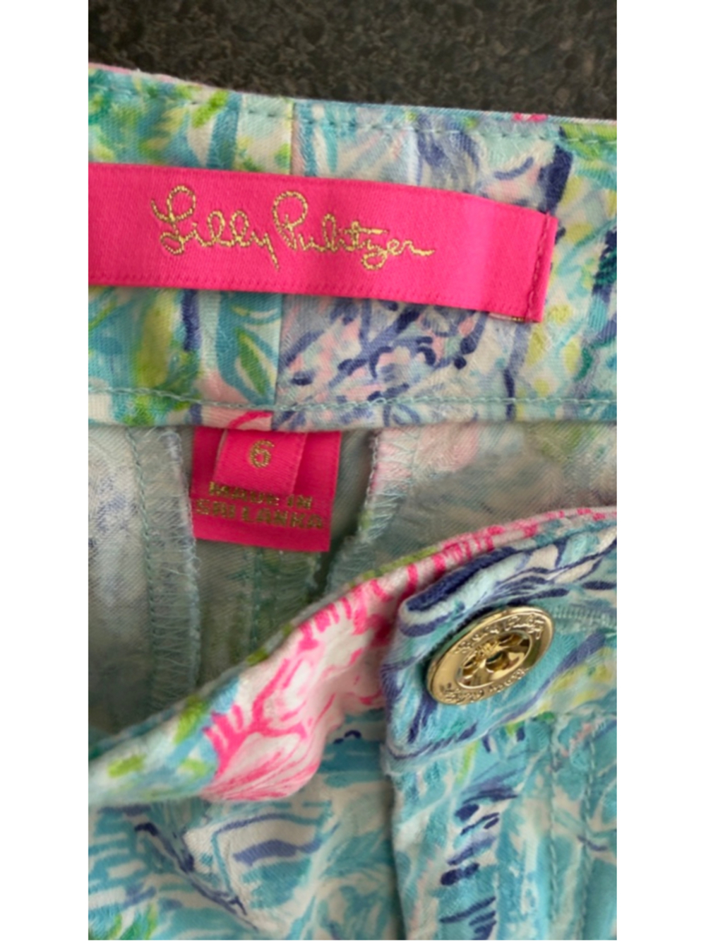 Lilly Pulitzer Kelly Skinny Ankle Pants size 6 - Picture 9 of 9